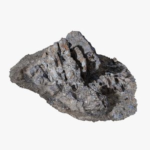 3D Assembly Ground Rock 28 StemCell model