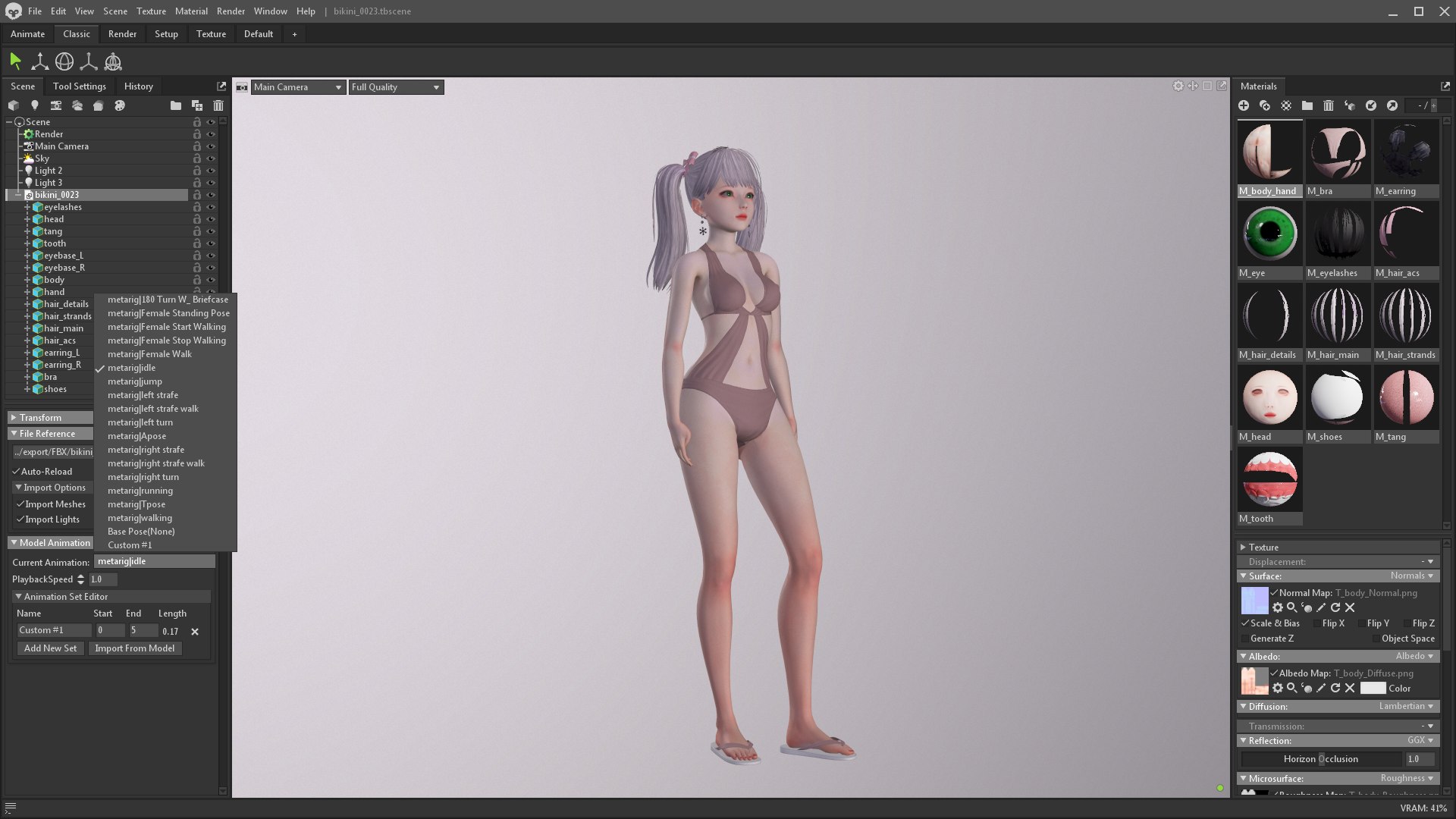 Bikini clothes 0023 - Rig - Unreal - Unity - Blender - Animated - Realistic Female Character 3D model https://p.turbosquid.com/ts-thumb/Gd/HjoJTq/LB/9/png/1753743335/1920x1080/fit_q87/dd89c3fd8da1c7850df09653d55d9f06516438cf/9.jpg