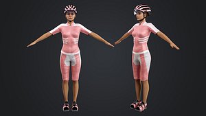 Bicycle Rider 3D model