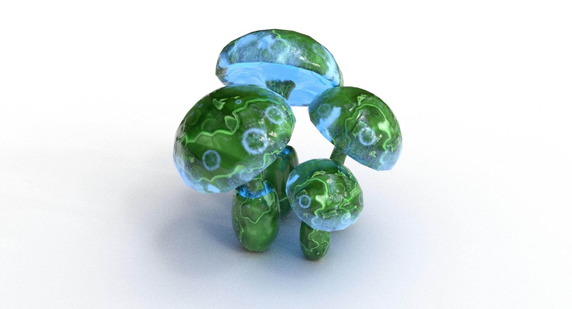 Mushrooms Model - TurboSquid 1389446