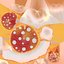 3D model Amanita Cartoon Mushrooms 3 Pieces