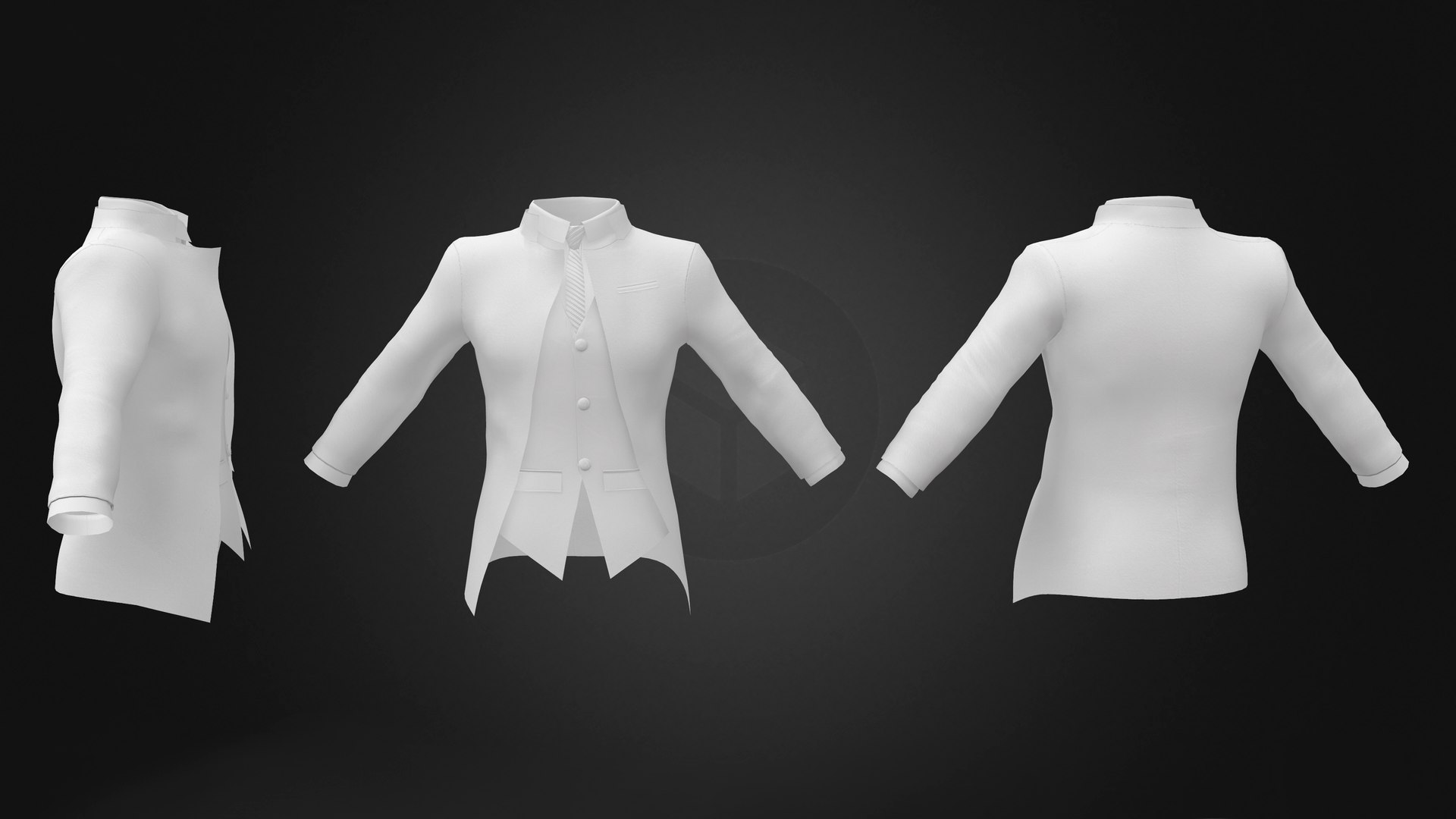 Mens Futuristic Blazer 3D - TurboSquid 1840221