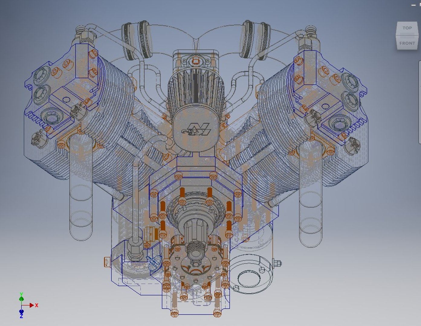 Engine V 3D Model - TurboSquid 1654491