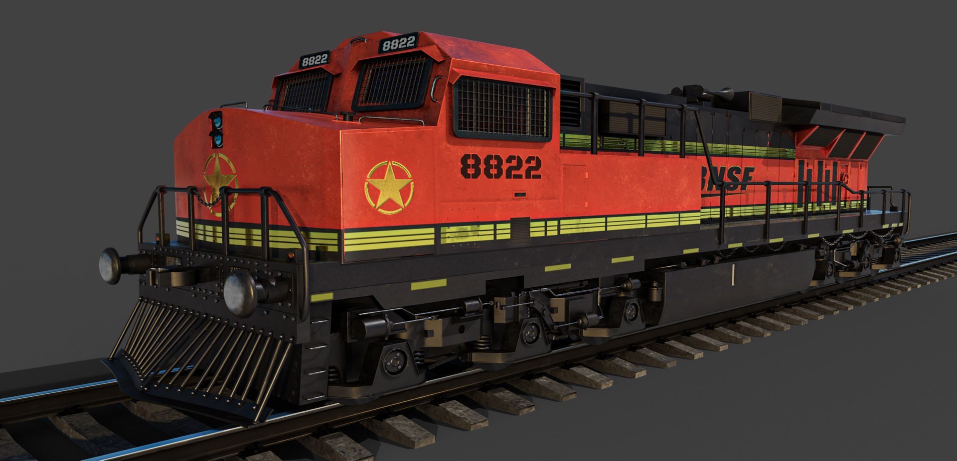 3D Train Diesel Locomotive Model - TurboSquid 1719028