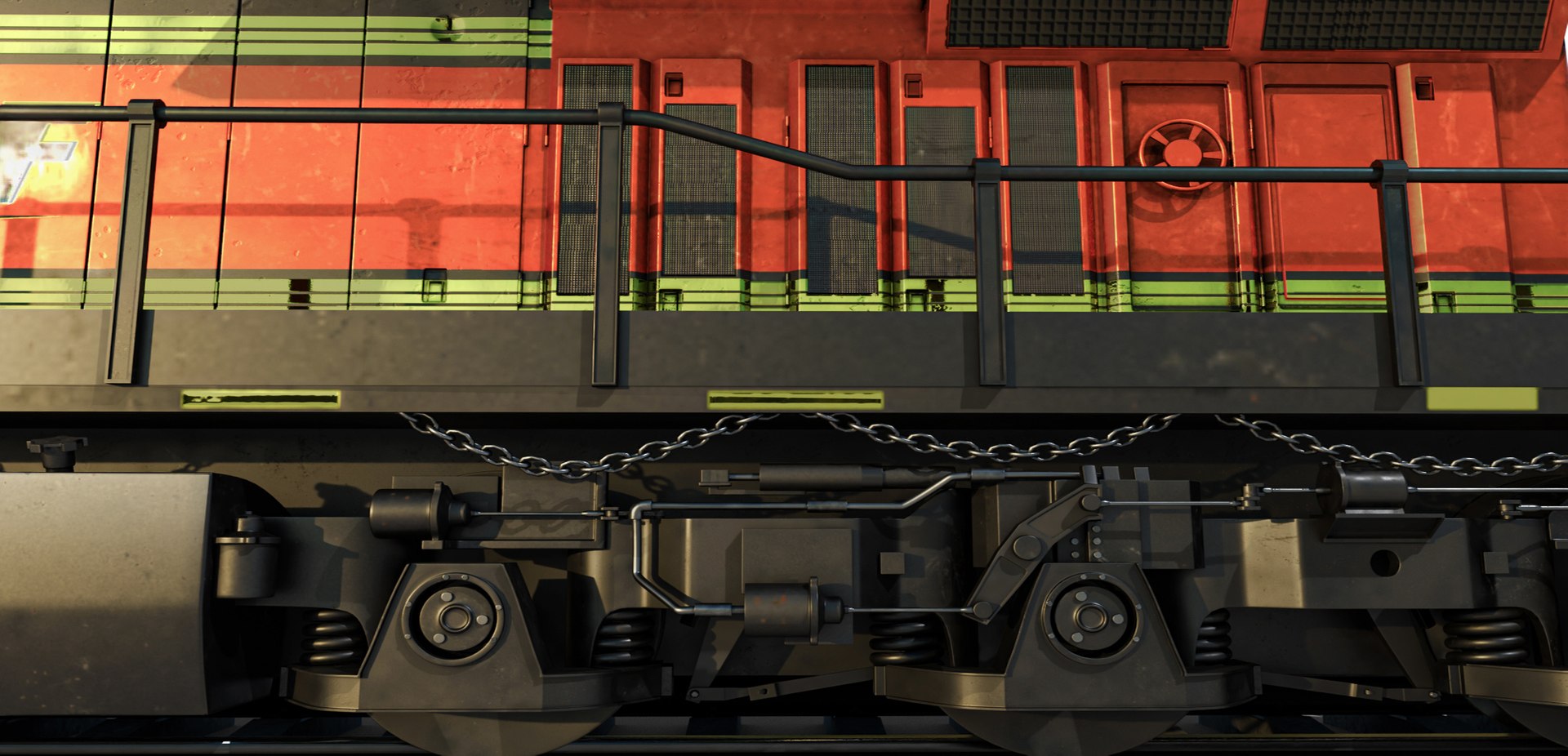 3D Train Diesel Locomotive Model - TurboSquid 1719028