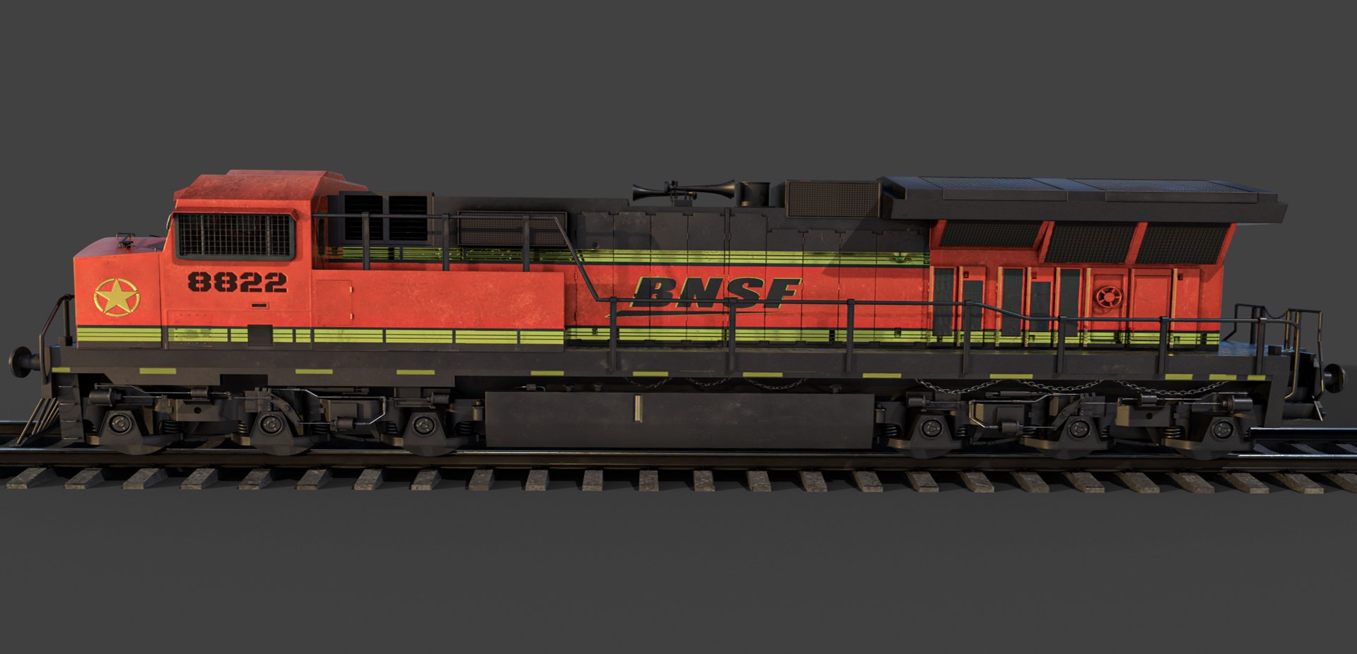 3D Train Diesel Locomotive Model - TurboSquid 1719028