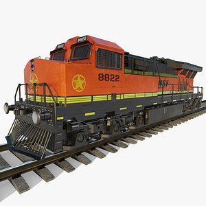 Train Diesel Locomotive
