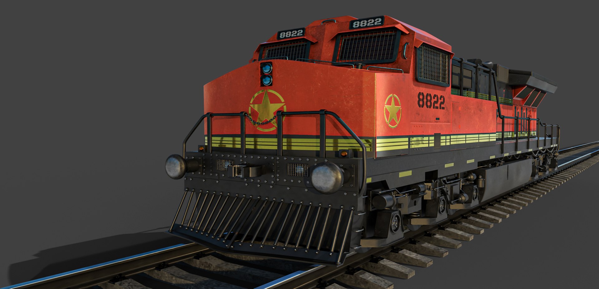 3D Train Diesel Locomotive Model - TurboSquid 1719028