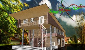 3d model house villa