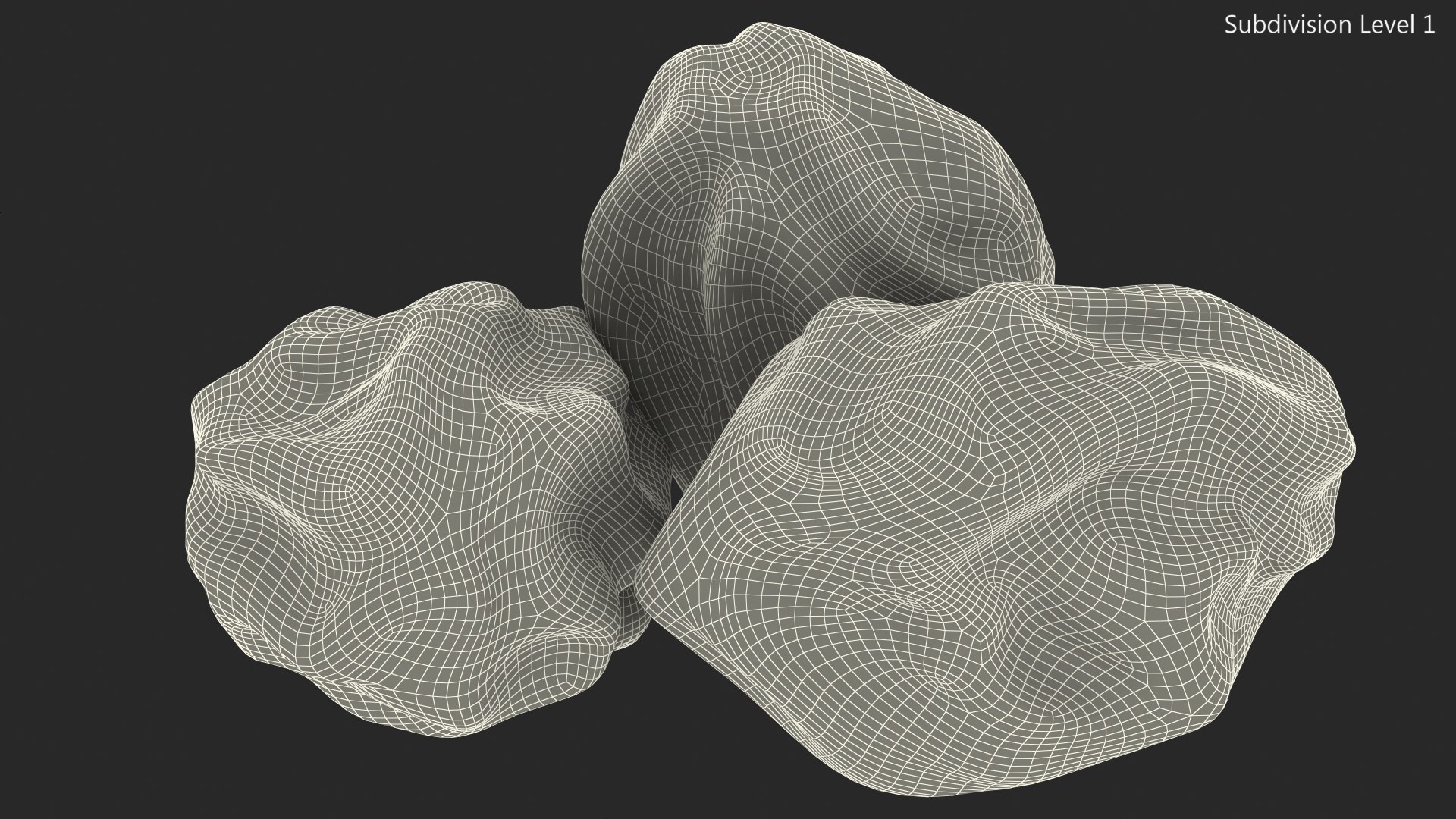 3D Black Dry Raisins Model - TurboSquid 1778824