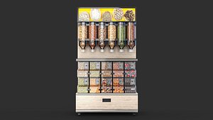 3D model rack dispenser