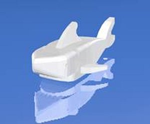 lego shark 3d model