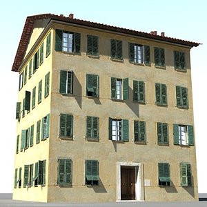 tuscan house 3d model
