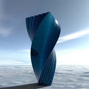 aliens tower 3D model