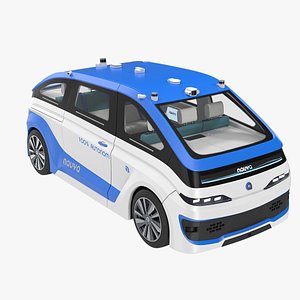 3D navya autonom cab model