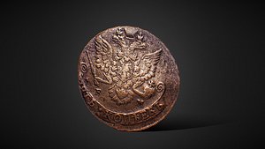 Russian ancient coin 1783