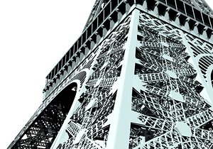 eiffel tower 3d model