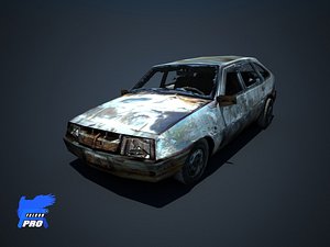 lada wreak 3d model