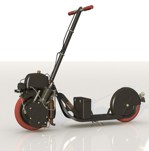 taal Kalmerend optie Modello 3D Vintage Autoped (scooter motorizzato) 1916 - TurboSquid 1505339