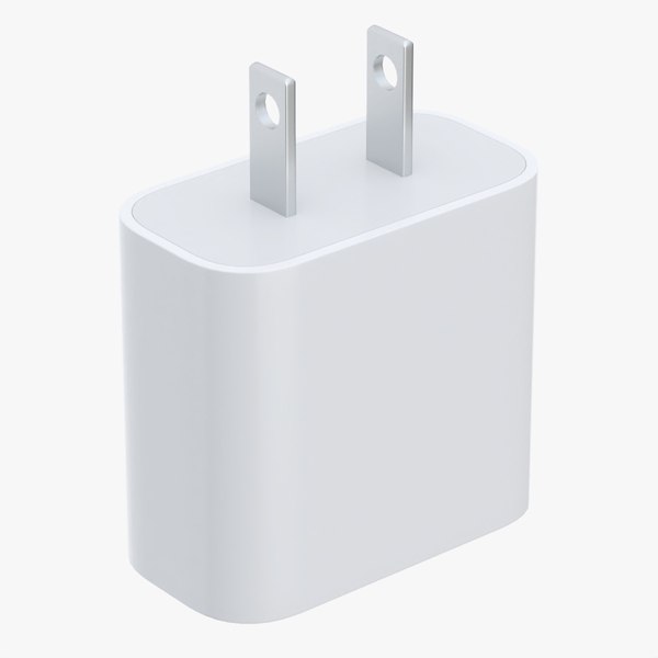 3D model Apple 20W USB-C Power Adapter US