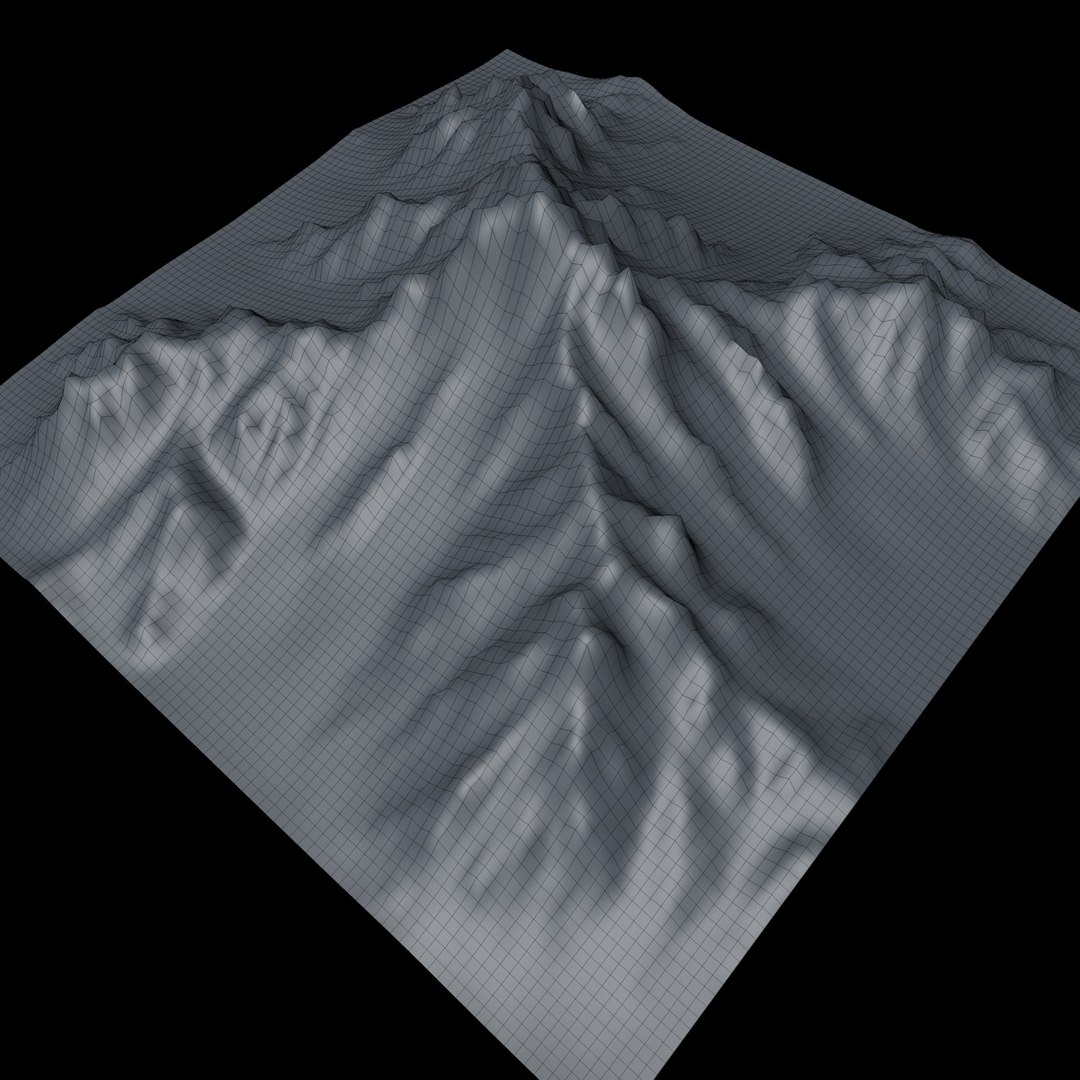 3D Mountain Terrain | 1147935 | TurboSquid