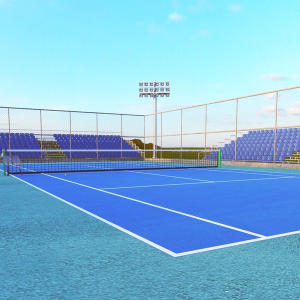 tennis court 3D model