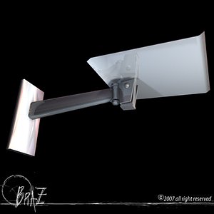 tv wall bracket 3d model