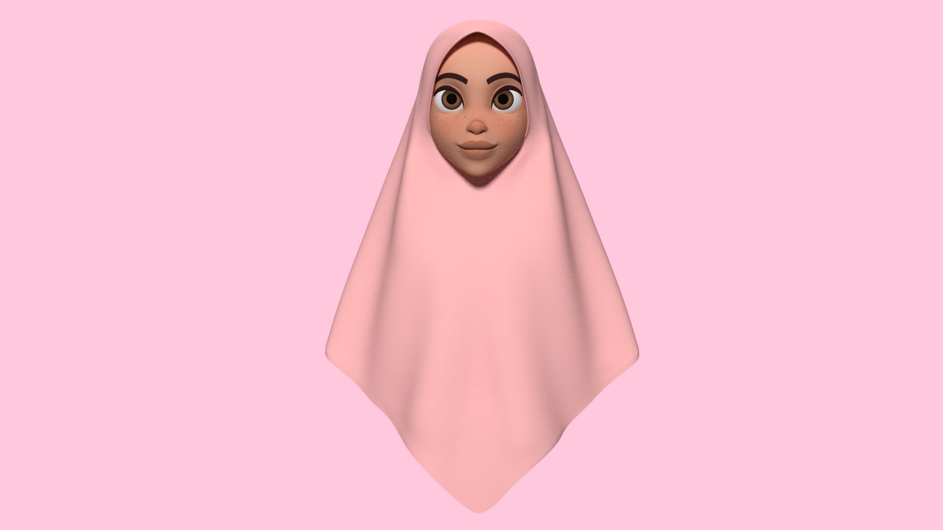 Hijab 3D model - TurboSquid 1513696
