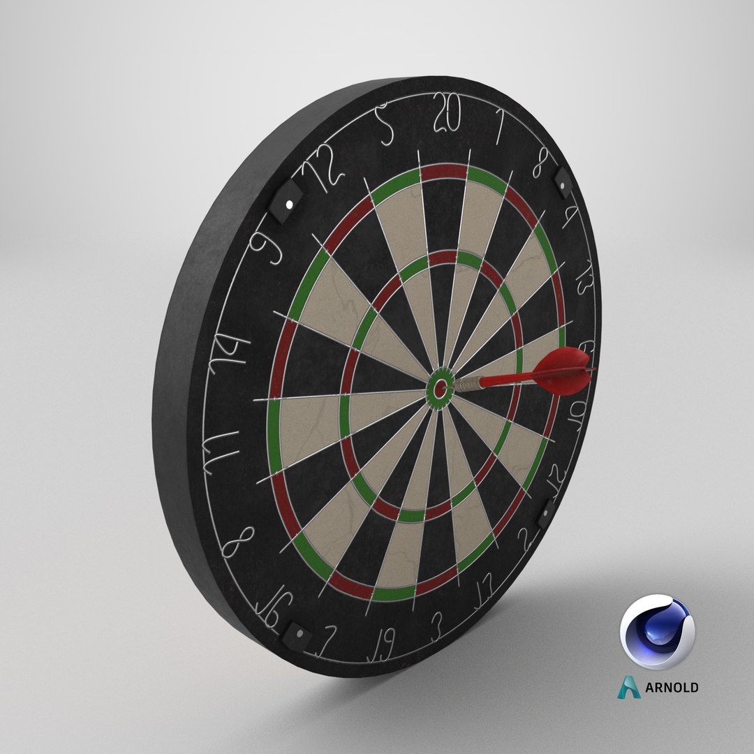 3D Dart Board model https://p.turbosquid.com/ts-thumb/Ge/5KqoFB/CI/stemcell_cinema_4d_arnold_render/png/1696283541/1920x1080/fit_q87/7ede530bd3776aff96af426a23ffcb63f56e27a0/stemcell_cinema_4d_arnold_render.jpg