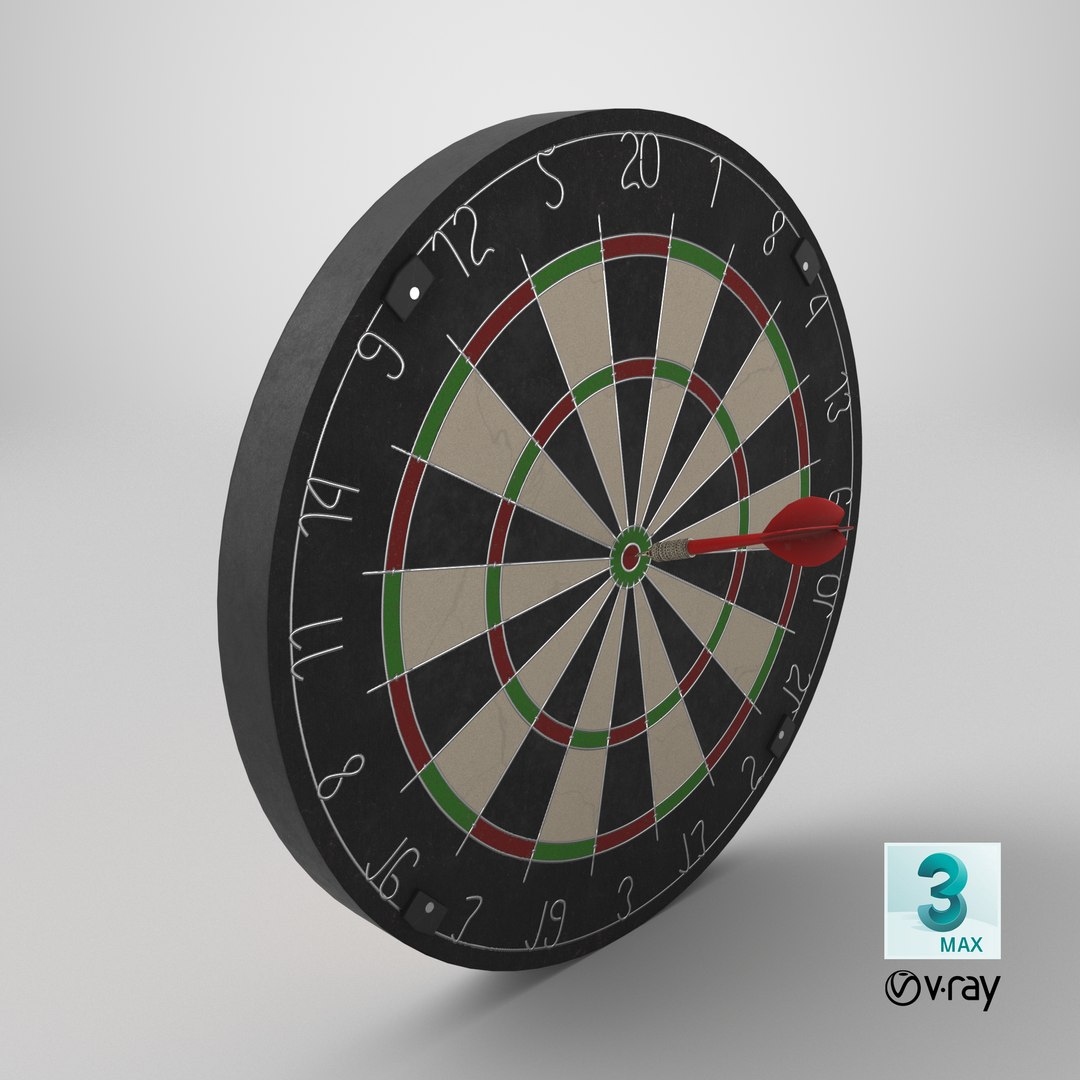 3D Dart Board Model - TurboSquid 2132812