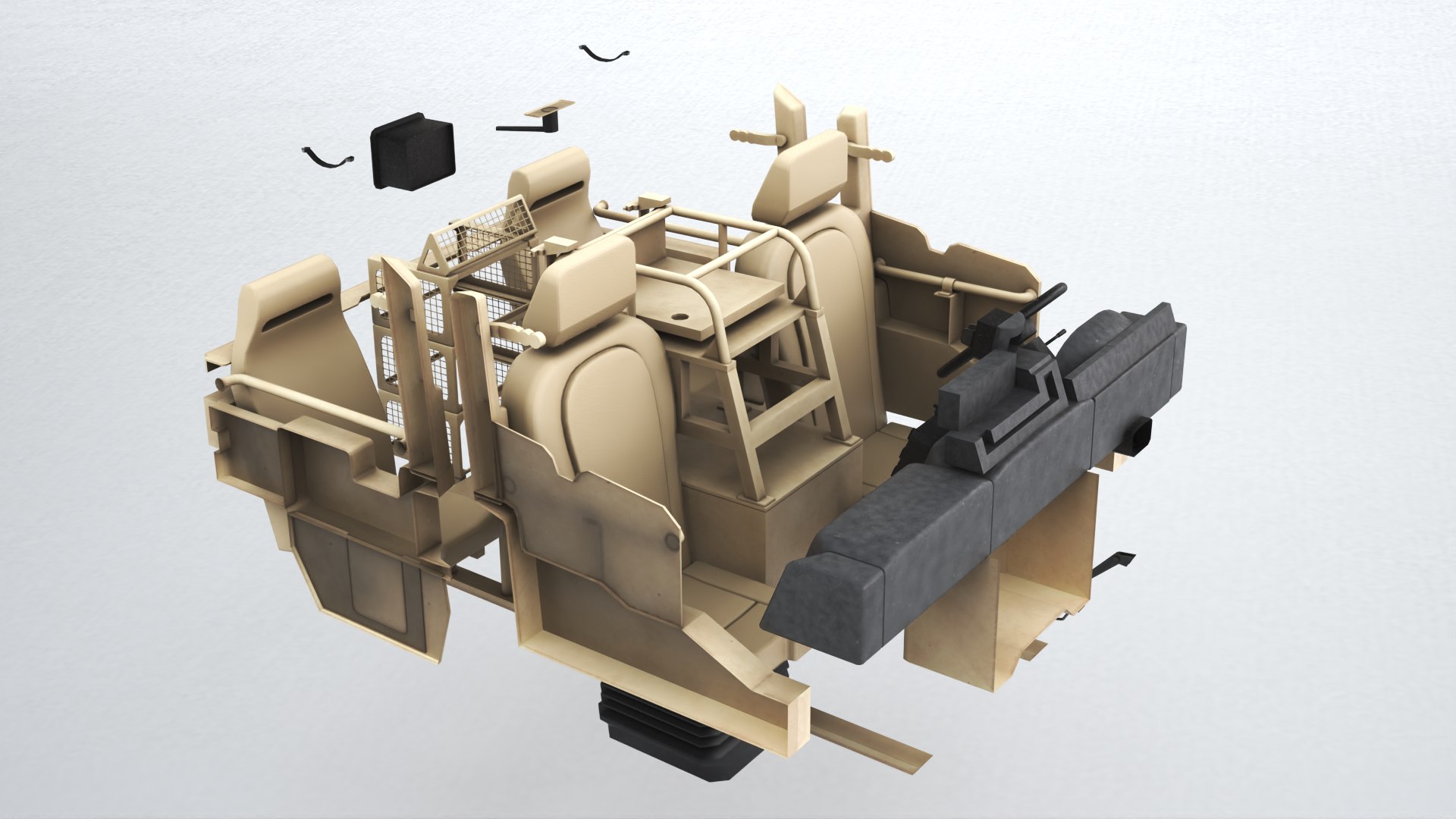 Husky TSV Gun 3D - TurboSquid 2206359