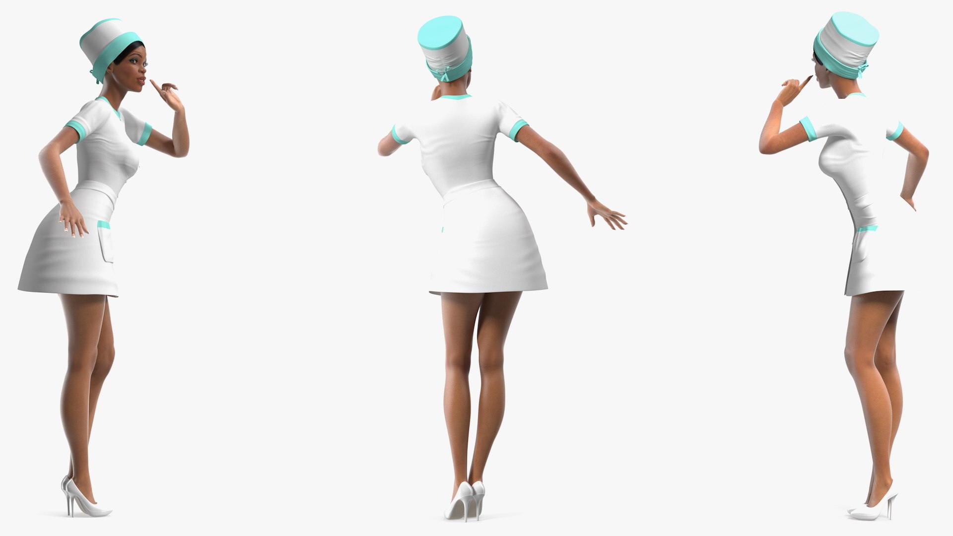 light skinned black nurse 3D https://p.turbosquid.com/ts-thumb/Ge/AHg7oh/9diDinA3/lightskinnedblacknursevray3dmodel012/jpg/1606813491/1920x1080/fit_q87/8ac4fde4346a45a5bb3fbc8242d926719c47a787/lightskinnedblacknursevray3dmodel012.jpg
