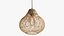 手工设计灯 gevlochten Rotan Naturel
