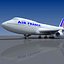 Model 3D Air France