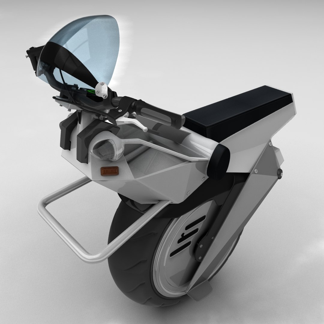Electric Unicycle 3d Model