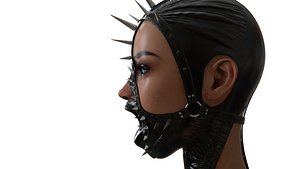 3D mask catsuit for Mona