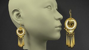 earrings 3D model
