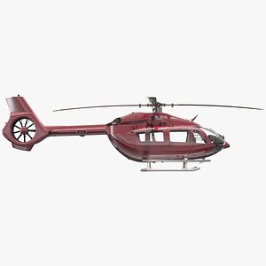 Eurocopter H145 Helicopter Rigged for Cinema 4D