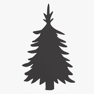 Fur Tree Silhouette