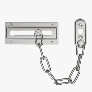 Chain door guard with lock model