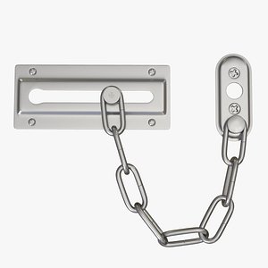 Chain door guard with lock