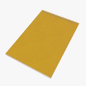 3D Notebook lowpoly