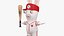 3D Raving Rabbids Baseball Player Character 8K