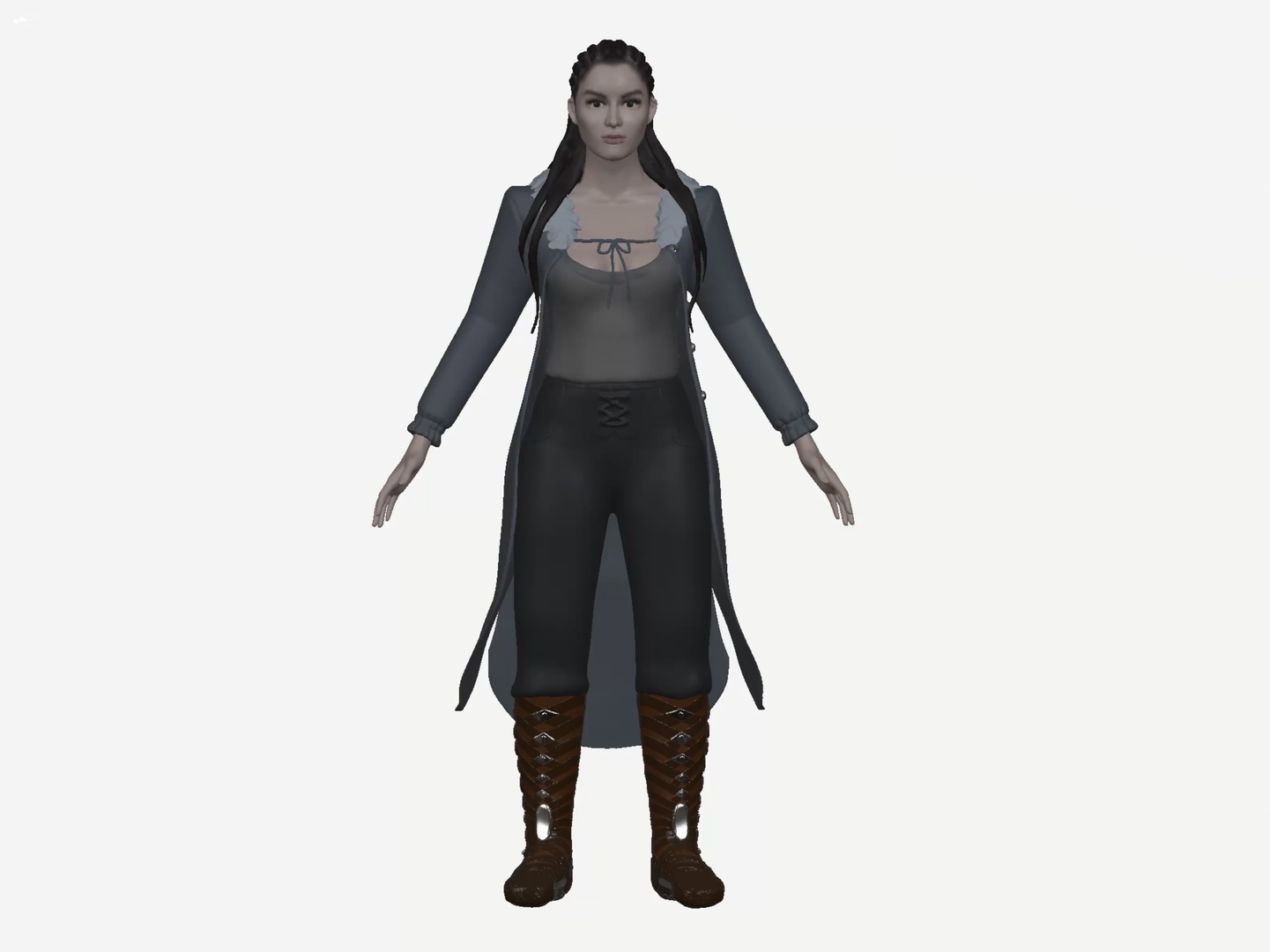 Female Character Unrigged 3D model https://p.turbosquid.com/ts-thumb/Ge/TMQBSD/Fb/femalecharacter/png/1787811028/1920x1080/turn_fit_q99/7702a257350be85b7e557282a4e8893adc01d757/femalecharacter-1.jpg
