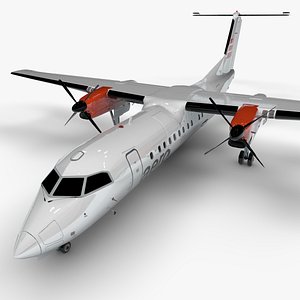 3D Aero Contractors  Bombardier De Havilland Canada DHC-8 Q300 Dash 8 L1654 model