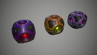 Sci-fi energy spheres