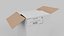 White Cardboard Box Retail Ready Trio &ndash; Rigged and Customizable 3D model