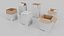 White Cardboard Box Retail Ready Trio &ndash; Rigged and Customizable 3D model