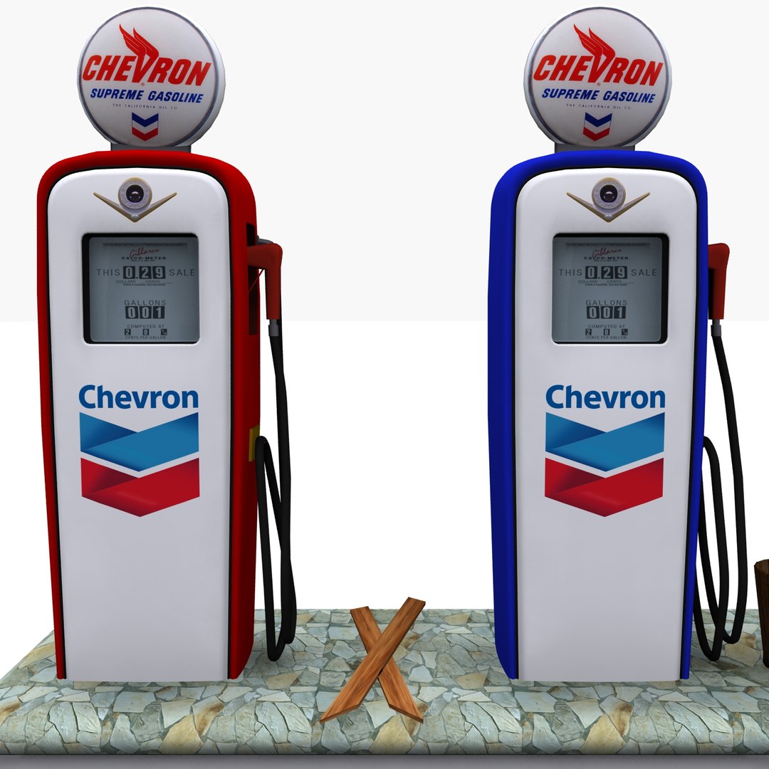 chevron gas pump