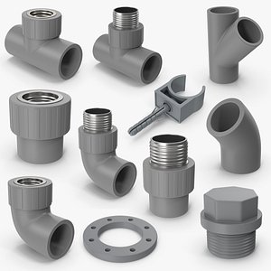 Plastic Pipes Collection model